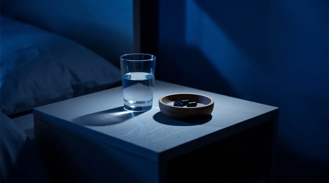 Serene nighttime recovery environment